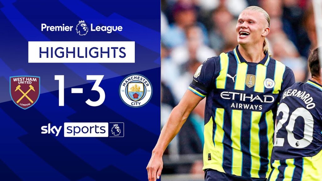 BACK-TO-BACK hat-tricks for Haaland 🤯 | West Ham 1-3 Man City | Premier League Highlights