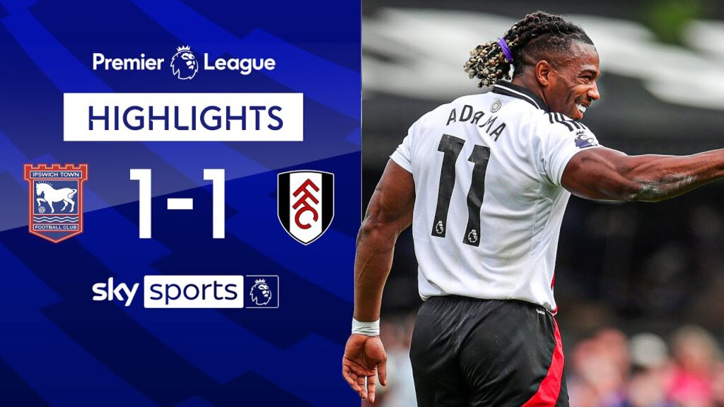 Traore rescues a point for Fulham 💪 | Ipswich 1-1 Fulham | Premier League Highlights