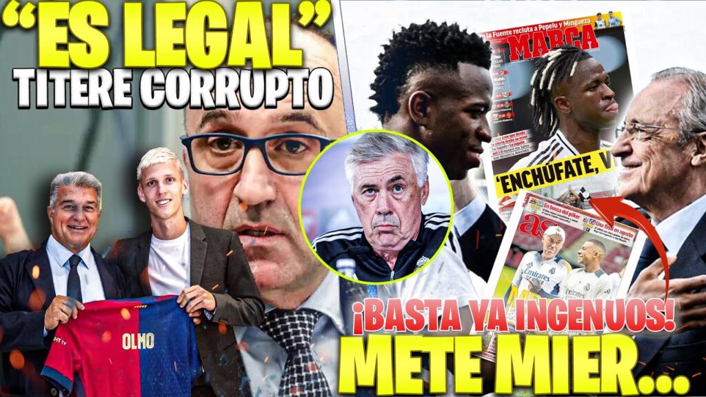 ¿FLORENTINO MANDA ATACAR A VINICIUS? POLEMICA BARATA 🤮 LA LIGA Y EL RIDICULO EXPLICANDO LO DE OLMO