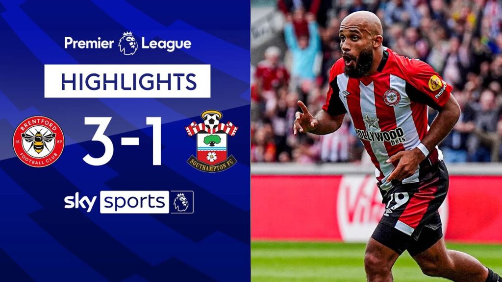 Mbeumo scores twice as Saints suffer third defeat | Brentford 3-1 Southampton | EPL Highlights