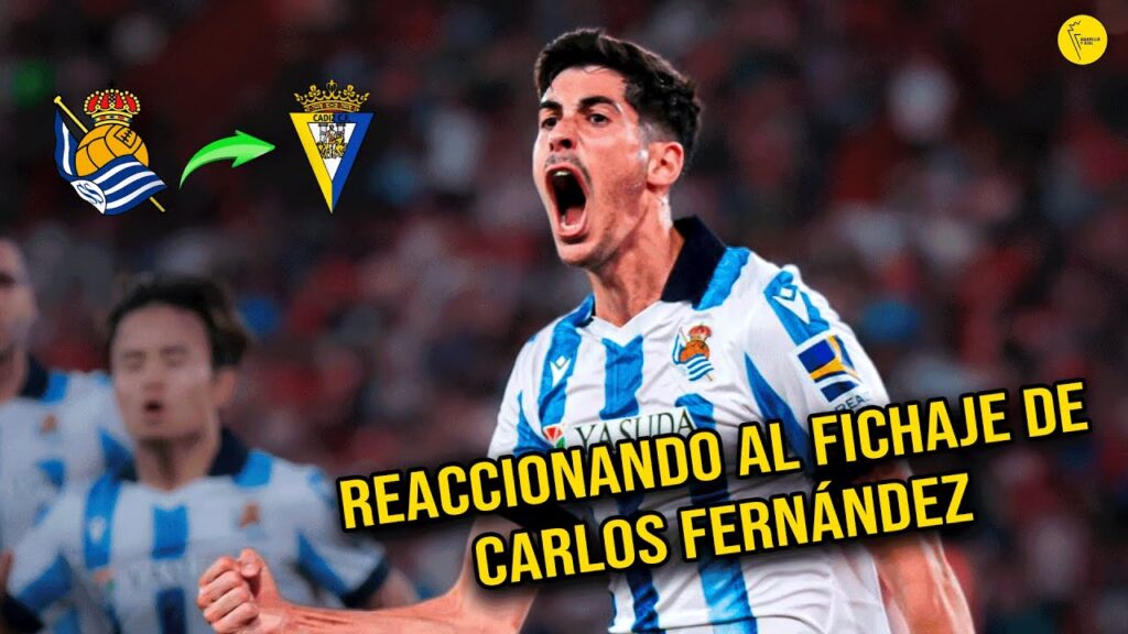 REACCIONANDO A CARLOS FERNÁNDEZ, NUEVO FICHAJE DEL CÁDIZ CF | LaLiga 24/25 | Amarillo y azul