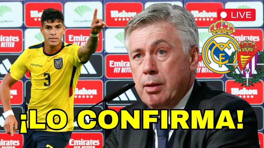 GRAN FICHAJE! ANCELOTTI CONFIRMA LA GRAN NOTICIA / HINCAPIE ES DEL REAL MADRID / NOTICIAS DEL MADRID