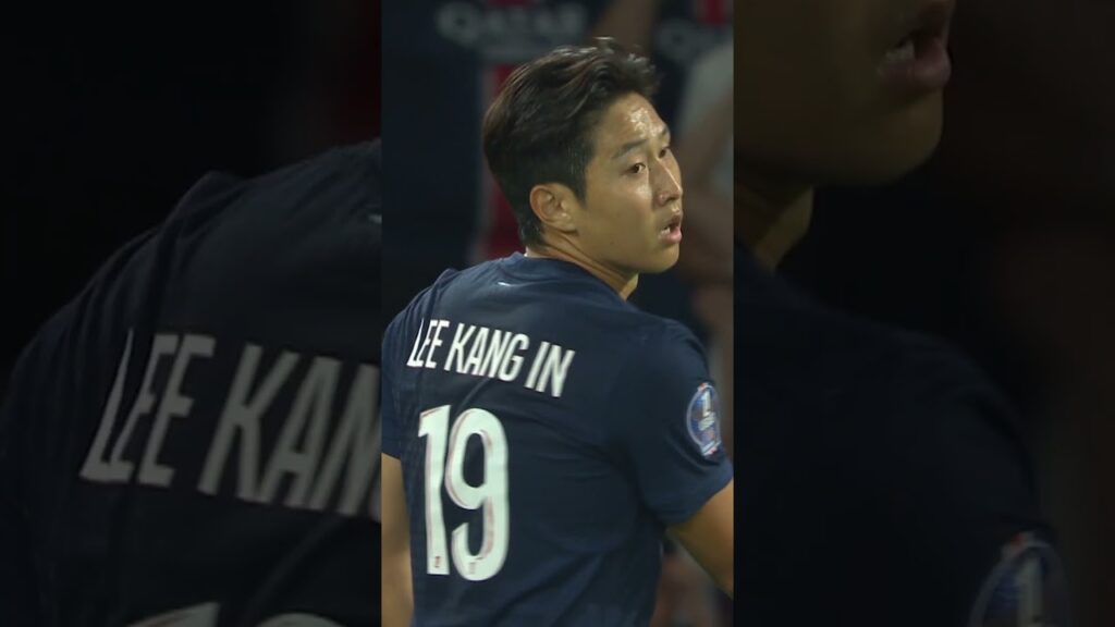 Kang In Lee's 🇰🇷 goal #psg #ligue1mcdonalds #ligue1 #football