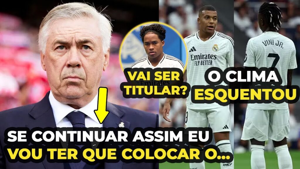 🚨EITA! REAL MADRID EM CRISE? VINÍCIUS JÚNIOR E MBAPPÉ NÃO SE ENTENDEM EM CAMPO!