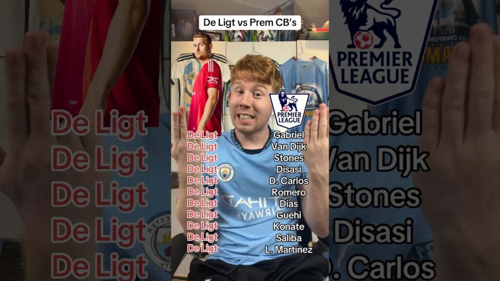 Matthijs De Ligt vs Premier League CB’s 🤯 #shorts