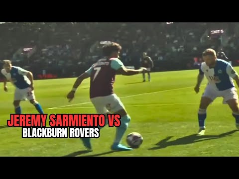 Así Fué el Debut de Jeremy Sarmiento con Burnley vs Blackburn Rovers