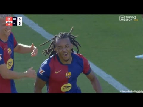 Jules Koundé Goal, Barcelona vs Valladolid (7-0) All Goals and Extended Highlights