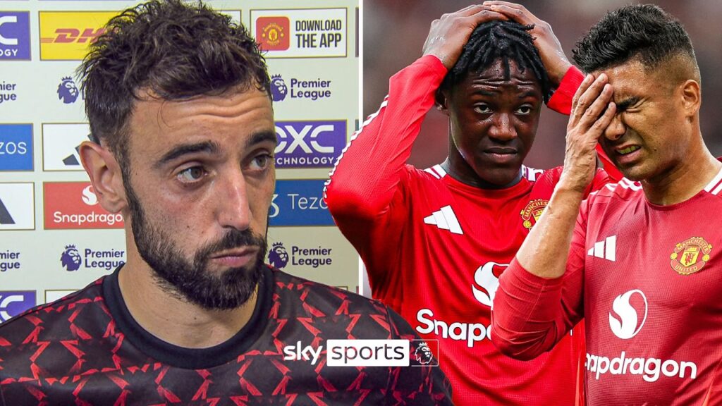 "We don't need to be pointing fingers" | Bruno Fernandes DEFENDS Casemiro & Kobbie Mainoo