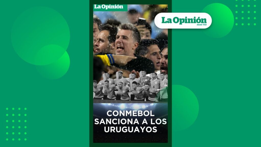 Sancionan a la Selección Uruguaya de Fútbol tras las peleas en la Copa América 2024 | La Opinión