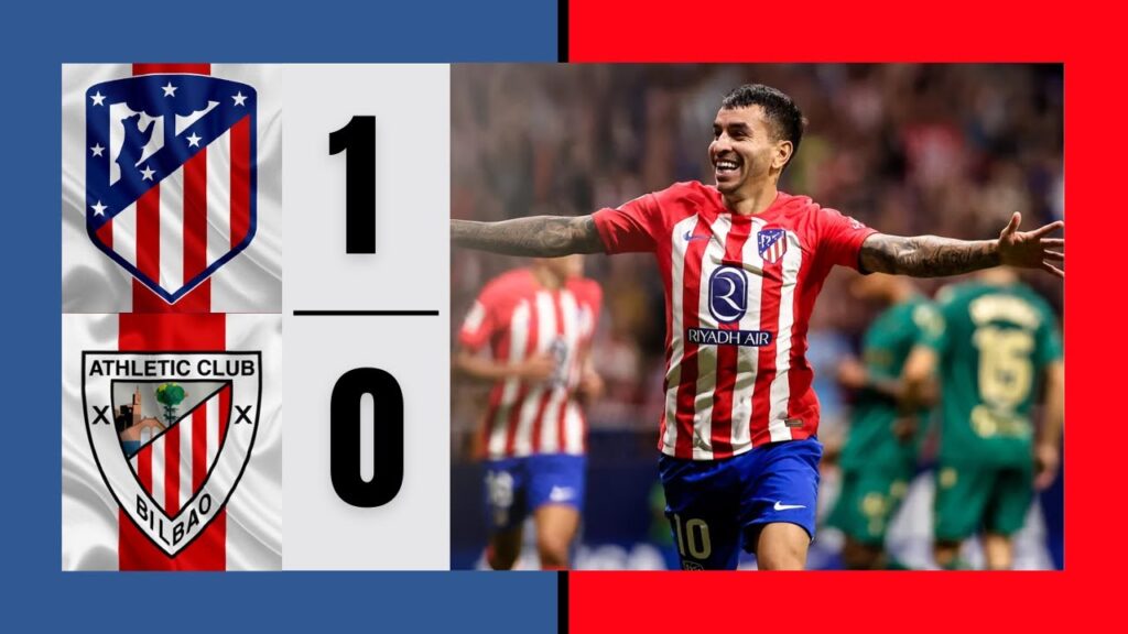 Atletico Madrid vs Athletic Bilbao 1-0 2024 - Correa Late Goal
