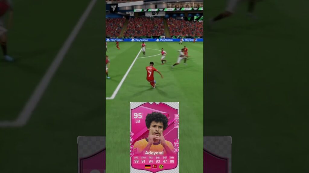 Mastering the Finesse Shot with Karim Adeyemi in FC24 #short #viralvideo #football #trending #fifa