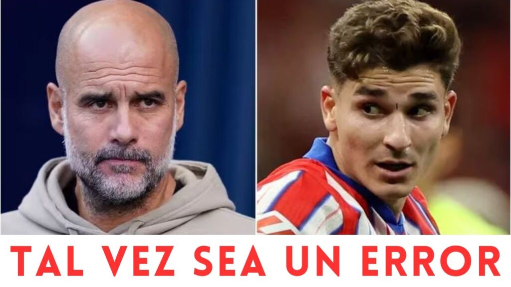 La revelación de Guardiola sobre la salida de Julián Álvarez al Atlético de Madrid