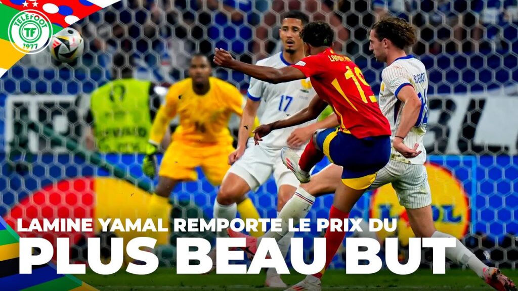 Le prix du PLUS BEAU BUT de l'EURO 2024 pour LAMINE YAMAL contre l'Équipe de France 🇪🇸🇫🇷