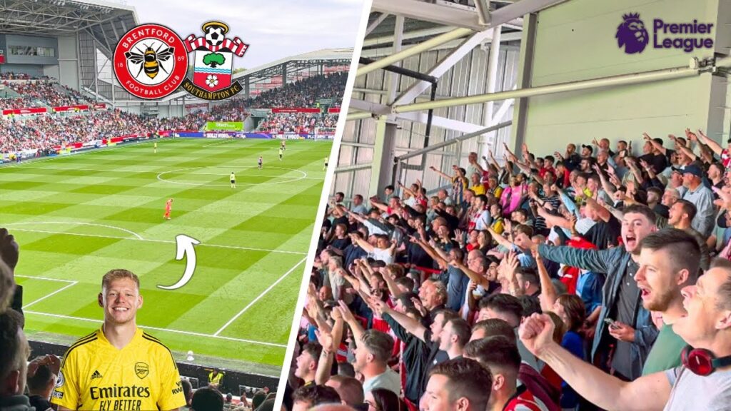 Aaron Ramsdale makes Debut for Saints Backed by a Class Away End!