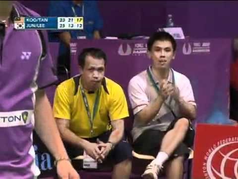 [World Championship 2010 MD-QF] Lee Yong Dae/Jung Jae Sung vs Koo Kien Keat/Tan Boon Heong 16/16