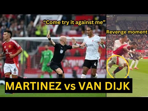 Van Dijk Crazy REVENGE on Lisandro Martinez TACKLE on Szoboszlai also REVENGE on Bruno| Man Utd News