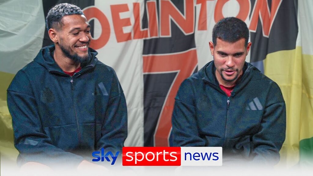 Newcastle's Bruno Guimaraes & Joelinton discuss captaincy, Sandro Tonali return and more