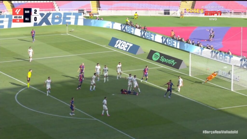 Gol de Jules Koundé | Barcelona vs Real Valladolid 3-0 Resumen y Goles | LaLiga 2024/25