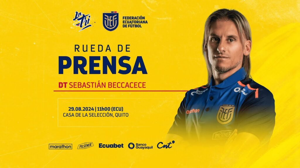 EN VIVO | Rueda de Prensa - Sebastián Beccacece, Director Técnico de La Tri