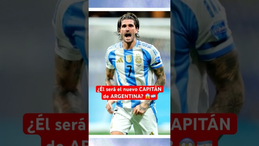 ¿ÉL sera el NUEVO CAPITÁN de ARGENTINA? 😱| Rodrigo De Paul #Messi #Argentina