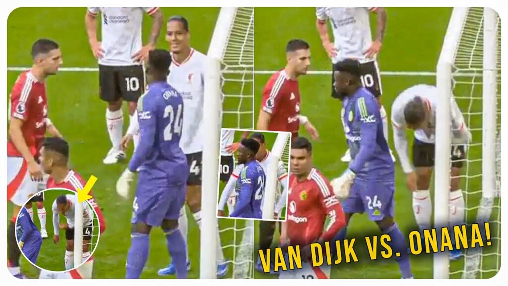 Virgil van Dijk and Andre Onana's Heated Moment in Liverpool's Victory Over Man United!