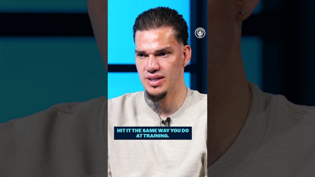 Ederson's Penalty Secret Revealed! ⚽🔥 #shorts #ederson #communityshield #penalty #mancity