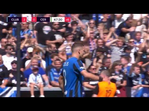 Club Brugge KV vs Cercle Brugge 3-0 Christos Tzolis, Andreas Skov Olsen & Brandon score in win