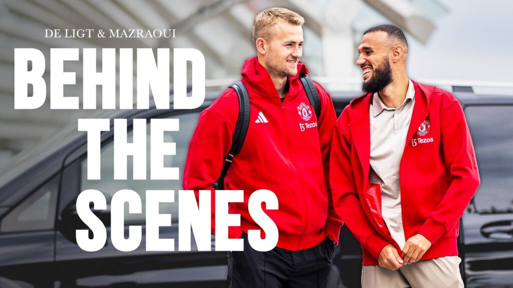 De Ligt x Mazraoui Meet Football Leadership, See Old Trafford + MORE! 🤩