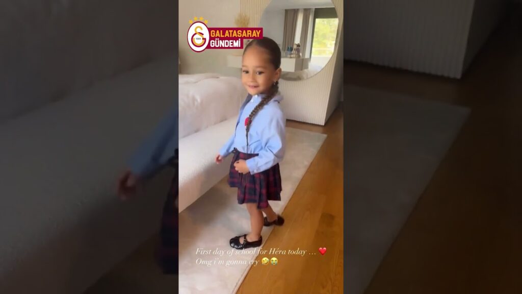 🥰 Michy Batshuayi'nin Kızı Hera Okula Başlıyor #shorts