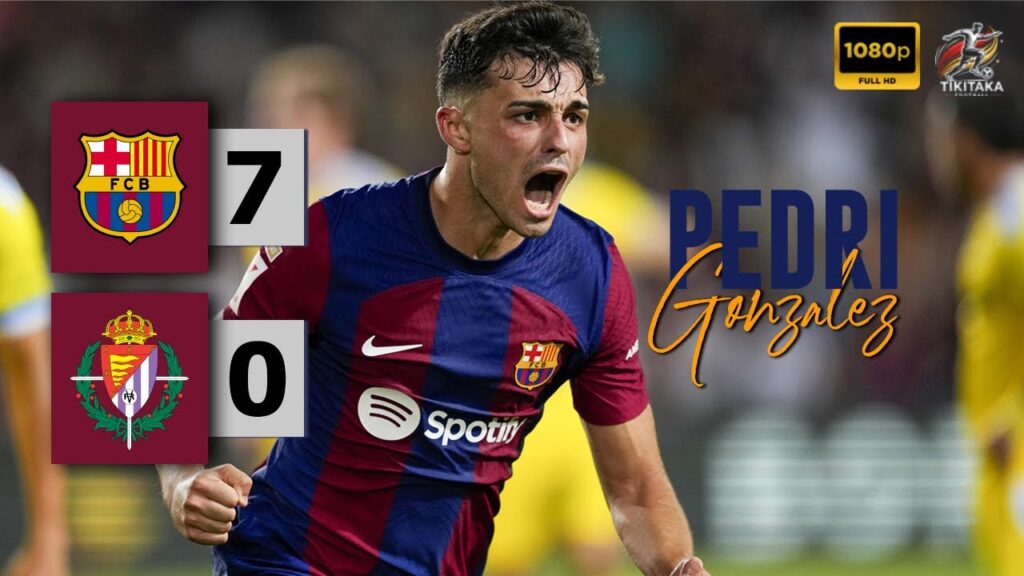 Pedri is the best midfielder in world vs Valladolid |genius display highlights | FULL HD