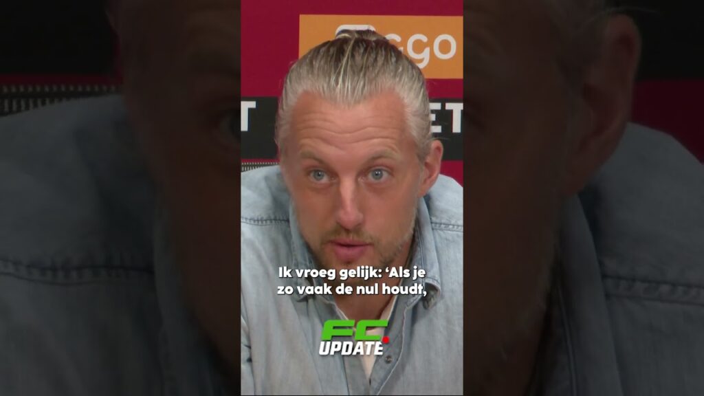 Remco Pasveer over foto: 'Daar doelde ik wel op.' #ajax #pasveer #europaleague