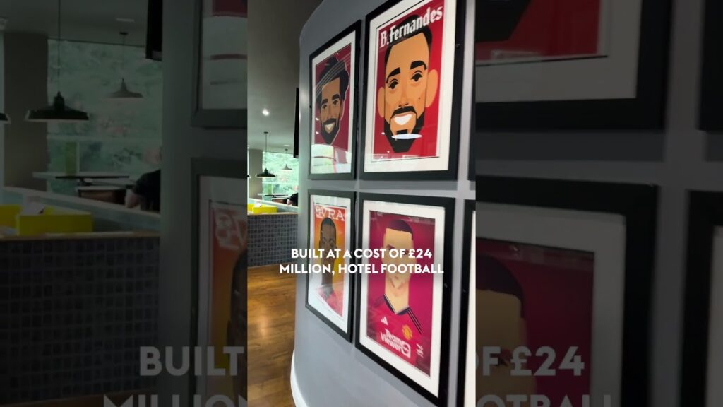 Inside Hotel Football! | The hotel built next to Old Trafford 😍✨