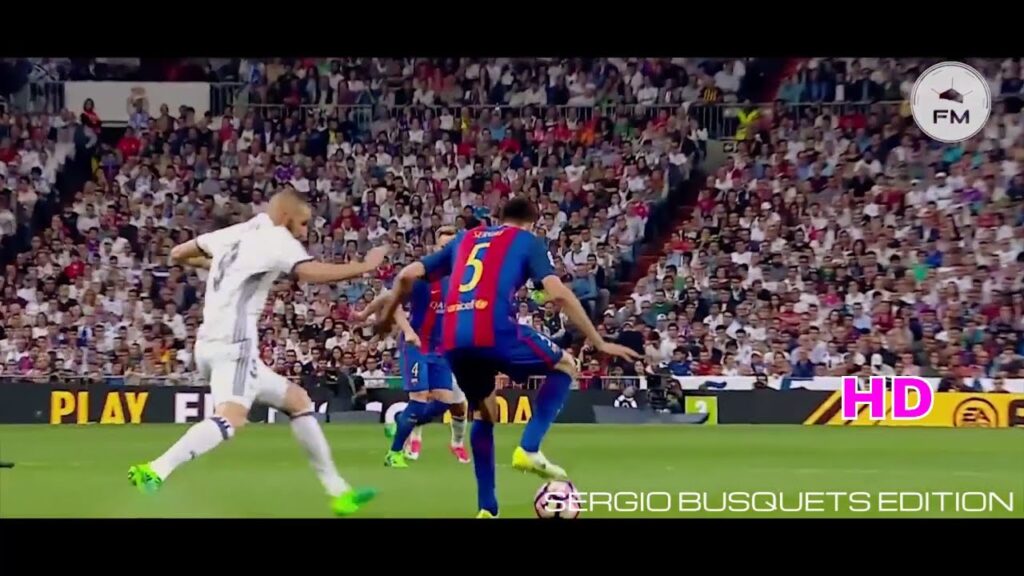 Sergio Busquets Vs Real Madrid  ●The Complete Domination in the Field  ●  23- 4- 2017  ● HD