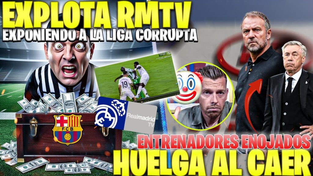 EL BRUTAL VIDEO DE REAL MADRID TV RETRATANDO LOS ARBITRAJES 🤯 ¡YA BASTA DE TU AUTOMILLACIÓN JOTA!