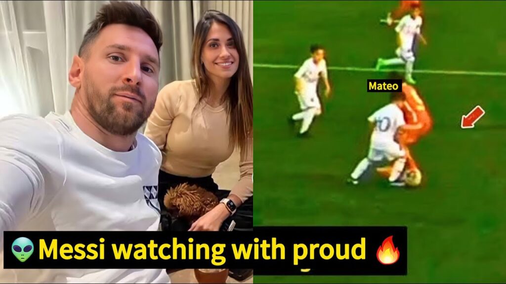Lionel Messi's son Mateo goes viral after scoring /football news today