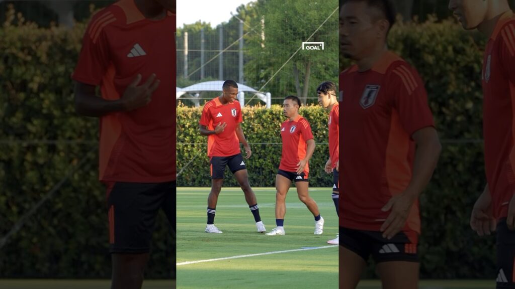 「ヘンリー！」 日本代表初招集の望月ヘンリー海輝に長友佑都が熱血指導⁉︎ #shorts