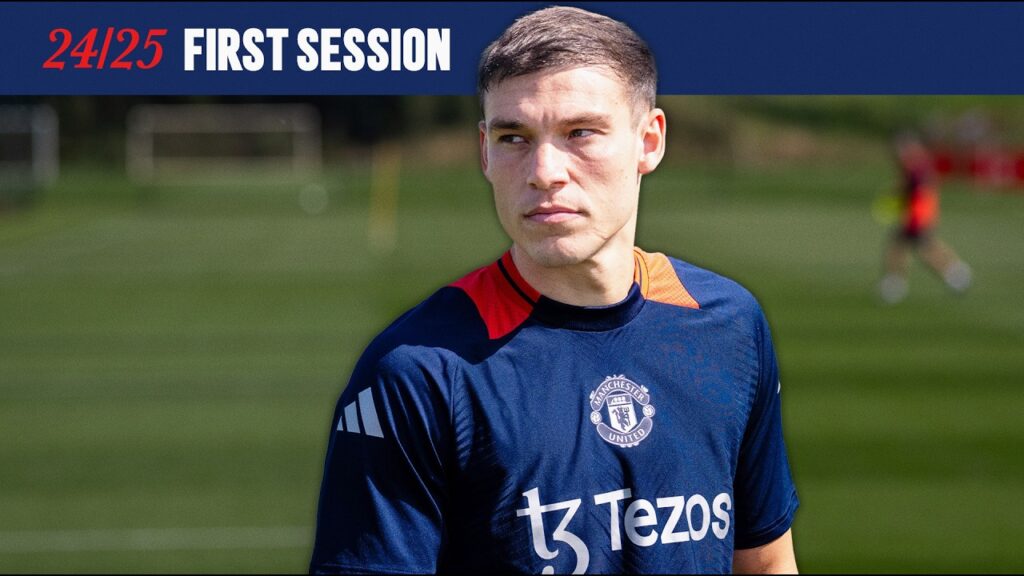 Manuel Ugarte's First Training Session 👊