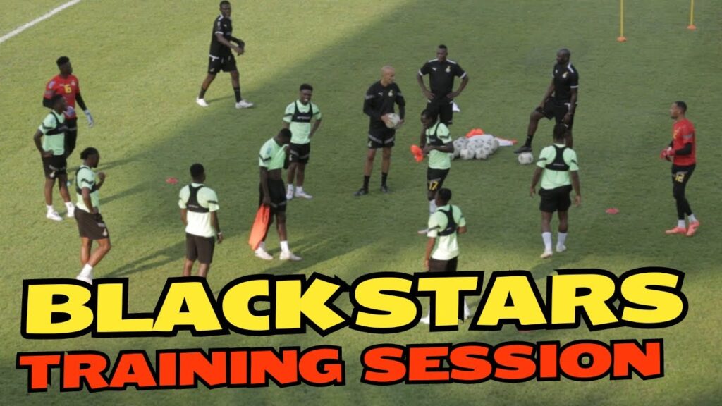 PARTEY, ISSAHAKU, SEMENYO, TARIQ LAMPTEY, AND OTHER BLACK STARS PLAYERS TRAIN IN ACCRA