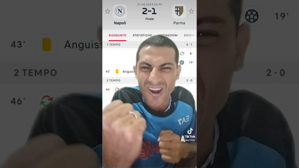 ROMELU LUKAKU SI PRESENTA ALL'ESORDIO 💙 NAPOLI-PARMA 2-1 💦