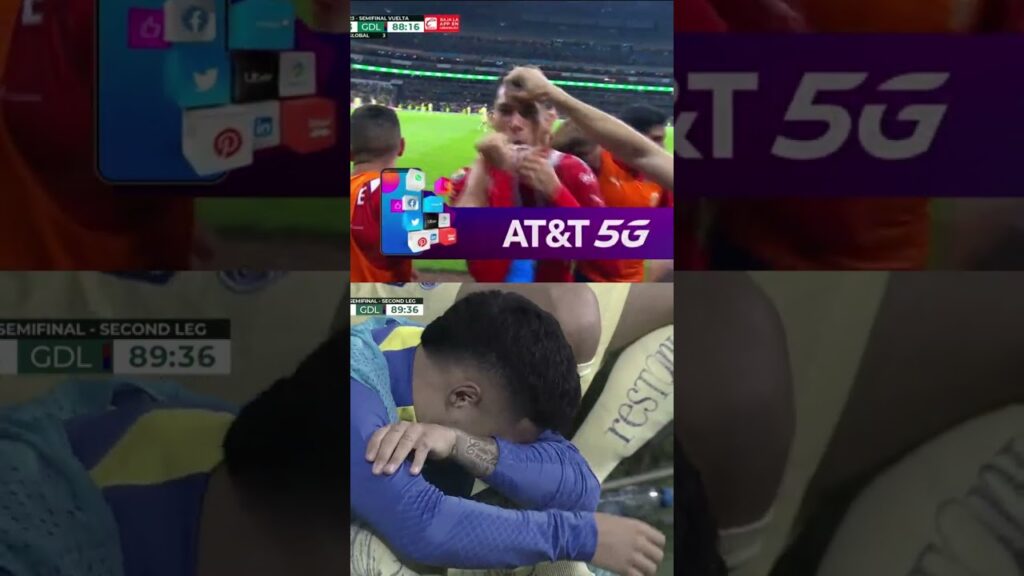 ¡LAS DOS CARAS! 🤯🔥 Así fueron las reacciones de América y Chivas con el tercer gol #futbol #viral