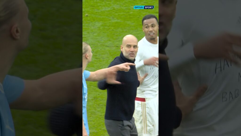 Pep Guardiola went full ‘nightclub bouncer’ 🚔 #shorts #PremierLeague