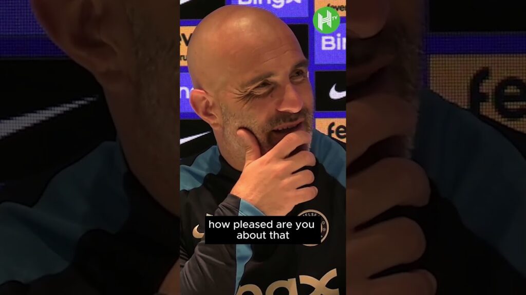 Enzo Maresca couldn't be HAPPIER with Nicolas Jackson❤️