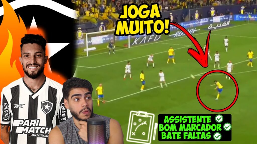 VEJA COMO JOGA ALEX TELLES REFORÇO DO BOTAFOGO PRA 2024! ANALISE ALEX TELLES BOTAFOGO