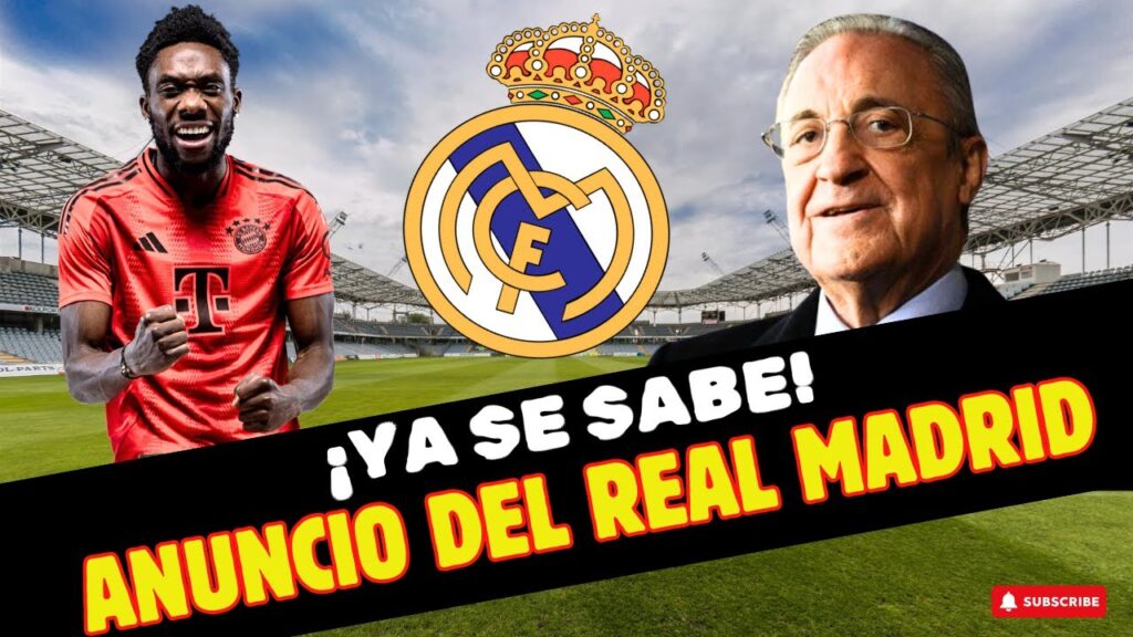 ✅ALPHONSO DAVIES ES DEL MADRID / UN FICHAJAZO // NOTICIAS DEL REAL MADRID HOY