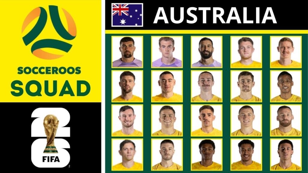 AUSTRALIA Squad FIFA World Cup 2026 Qualifiers September Matches - Indonesia vs Australia