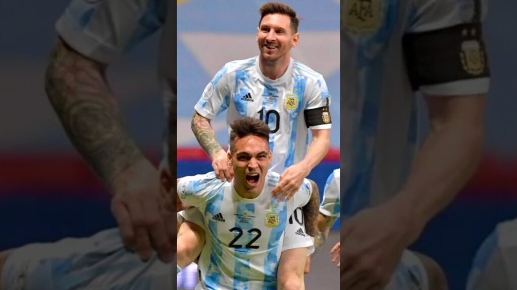 Lautaro martinez On Lionel Messi 🐐🫡