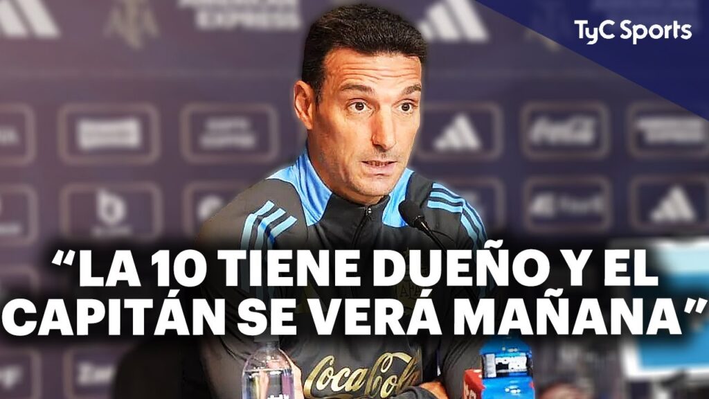 SCALONI EN CONFERENCIA DE PRENSA ⚽ LESIÓN DE MESSI, EQUIPO VS CHILE, DI MARÍA, NUEVO CAPITÁN Y MÁS