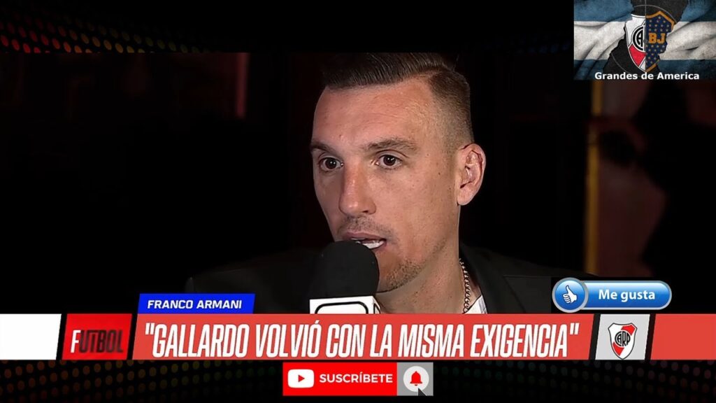Habló en River Franco Armani de su paso por la Selección y la Actualidad con Gallardo