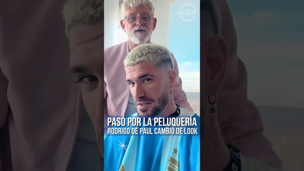 Cambio de look para Rodrigo De Paul para enfrentar a Chile 😱
