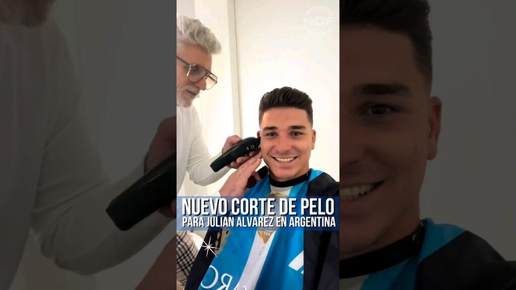 Julian Alvarez se cortó el pelo y tiene un nuevo look 😍
